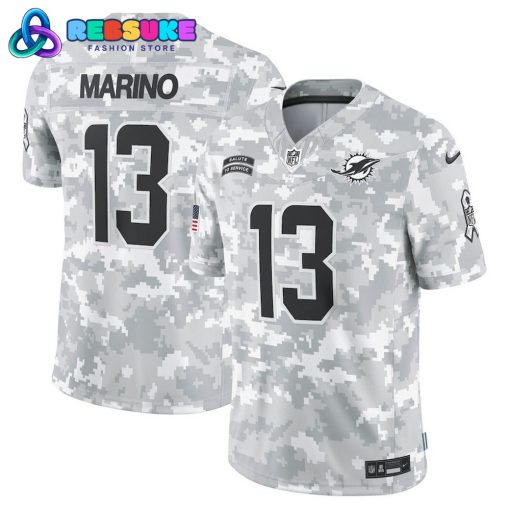 Miami Dolphins 2024 Arctic Camo Personalized Football Jersey