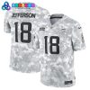 New England Patriots 2024 Arctic Camo Personalized Football Jersey