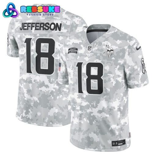 Minnesota Vikings 2024 Arctic Camo Personalized Football Jersey