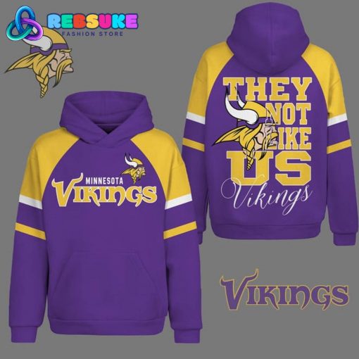 Minnesota Vikings They Not Like Us Purple Hoodie