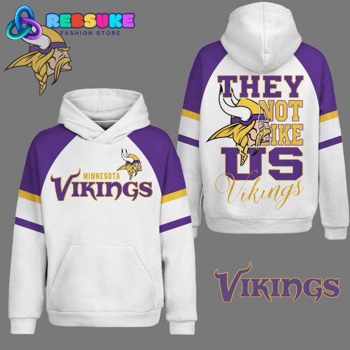 Minnesota Vikings They Not Like Us White Hoodie