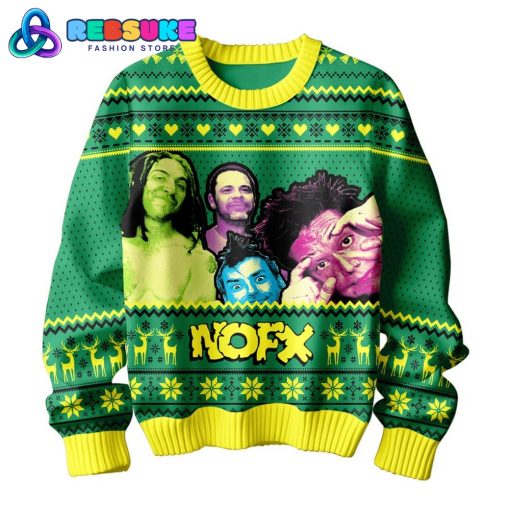 NOFX Punk’s Not Dead Ugly Christmas Sweater