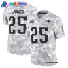 New Orleans Saints 2024 Arctic Camo Personalized Football Jersey