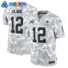 New England Patriots 2024 Arctic Camo Personalized Football Jersey