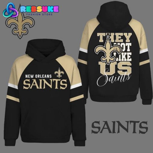 New Orleans Saints They Not Like Us Black Hoodie