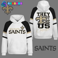 New Orleans Saints They Not Like Us White Hoodie