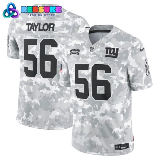 New York Giants 2024 Arctic Camo Personalized Football Jersey