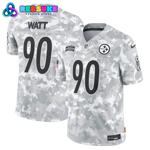 Pittsburgh Steelers 2024 Arctic Camo Personalized Football Jersey