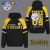 Pittsburgh Steelers They Not Like Us Gold Hoodie