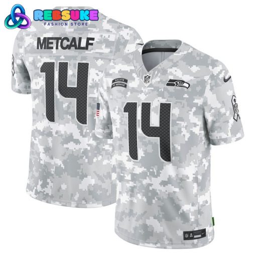 Seattle Seahawks 2024 Arctic Camo Personalized Football Jersey