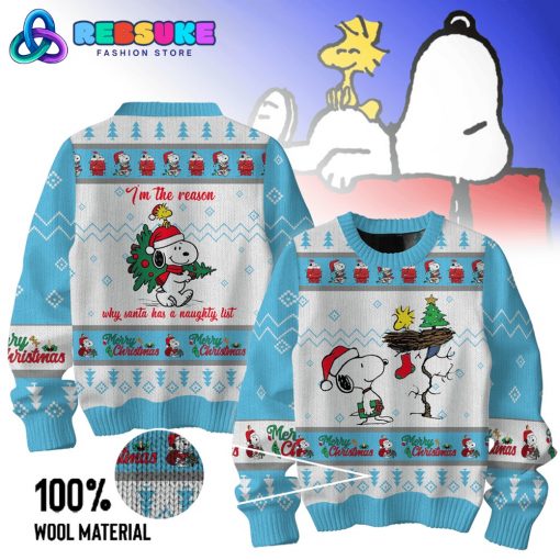 Snoopy Why Santa Has A Naughty List Christmas Sweater