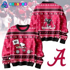 Snoopy x Alabama Crimson Tide Football Ugly Christmas Sweater