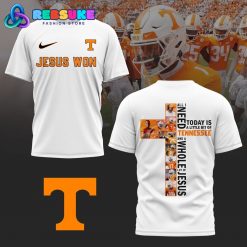 Tennessee Vols Football Jesus Won White Shirt