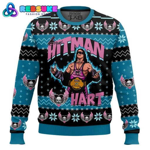 The Hitman Bret Hart Ugly Christmas Sweater