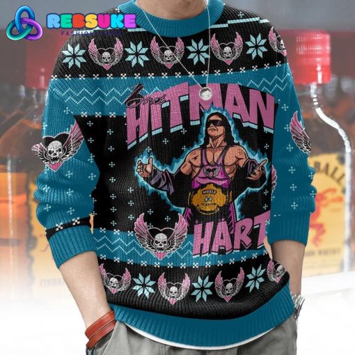 The Hitman Bret Hart Ugly Christmas Sweater