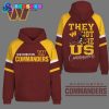 Washington Commanders They Not Like Us Gold Hoodie