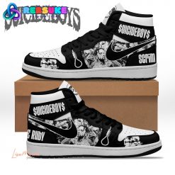 uicideboy Hiphop Black White Nike Air Jordan 1