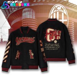 AC Milan x Off White New Trending Baseball Jacket