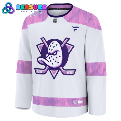 Anaheim Ducks 2024 Hockey Fights Cancer Jersey