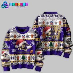 Baltimore Ravens NFL 2024 Ugly Christmas Sweater