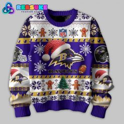 Baltimore Ravens NFL 2024 Ugly Christmas Sweater