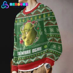 Beware Ogre Shrek Ugly Sweater