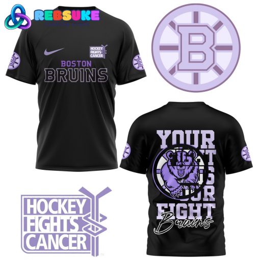 Boston Bruins Your Fight Is Our Fight Black Shirt