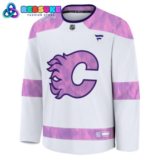 Calgary Flames 2024 Hockey Fights Cancer Jersey