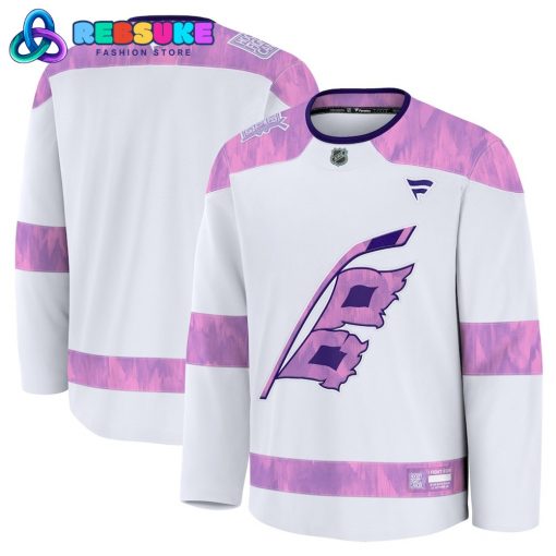 Carolina Hurricanes 2024 Hockey Fights Cancer Jersey