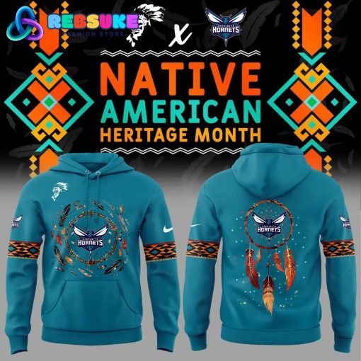 Charlotte Hornets Native American Heritage Month Nike Hoodie Set