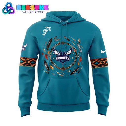 Charlotte Hornets Native American Heritage Month Nike Hoodie Set