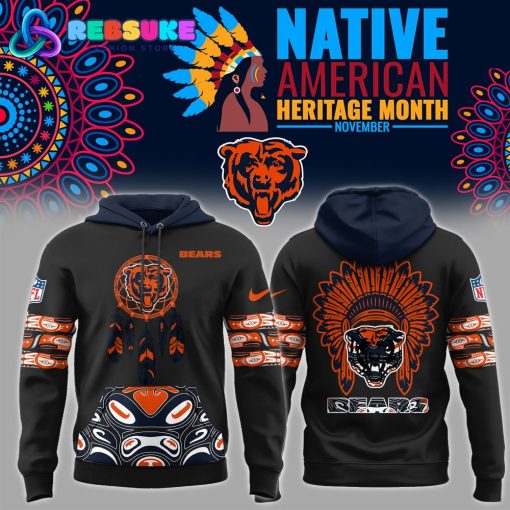 Chicago Bears NFL Native American Heritage 2024 Hoodie