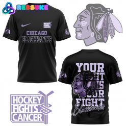 Chicago Blackhawks Your Fight Is Our Fight Black Shirt