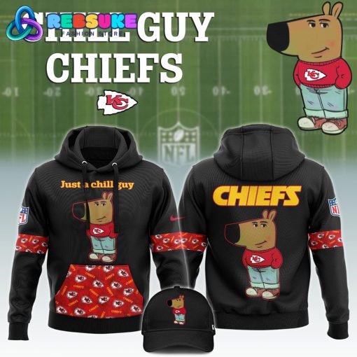 Chill Guy NFL Kansas City Chiefs Hoodie Set 2024