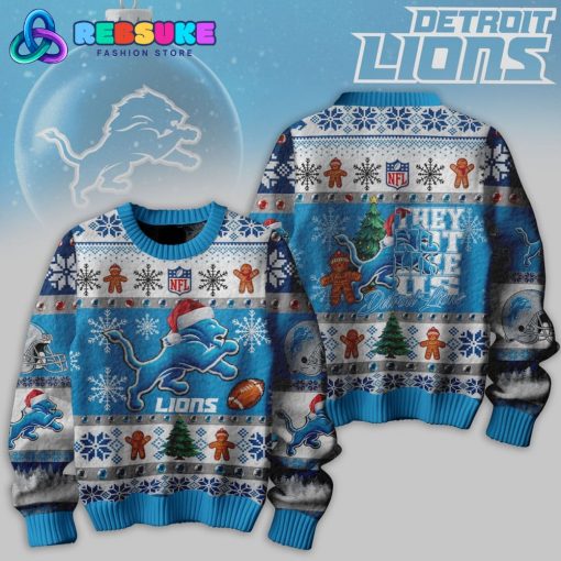 Detroit Lions NFL 2024 Ugly Christmas Sweater