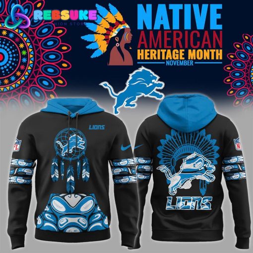 Detroit Lions NFL Native American Heritage 2024 Hoodie