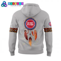 Detroit Pistons Native American Heritage Month Nike Hoodie Set