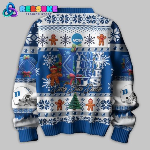 Duke Blue Devils NCAA 2024 Ugly Christmas Sweater