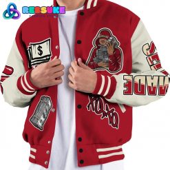 Dunkare 2025 High OG Cinnabar 1s Varsity Jacket