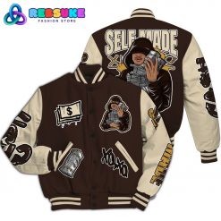 Dunkare 2025 Retro Earth 5s Varsity Jacket