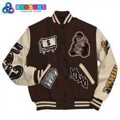 Dunkare 2025 Retro Earth 5s Varsity Jacket