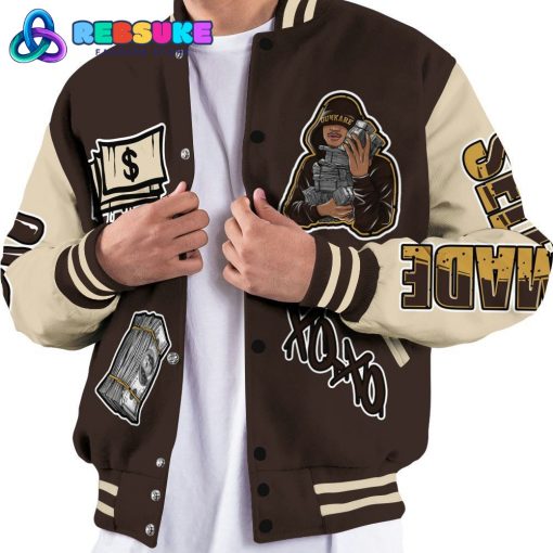 Dunkare 2025 Retro Earth 5s Varsity Jacket