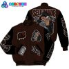 Dunkare 2025 Retro Earth 5s Varsity Jacket