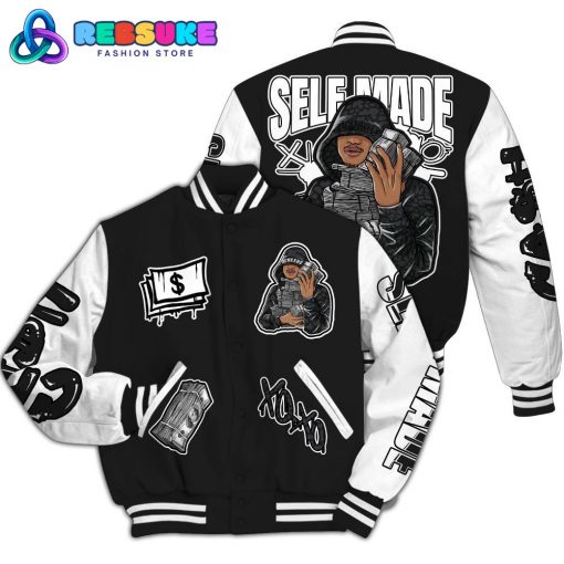 Dunkare Black Cat 3s Varsity Jacket