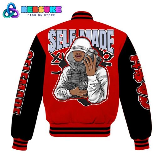 Dunkare Fire Red 6s Varsity Jacket