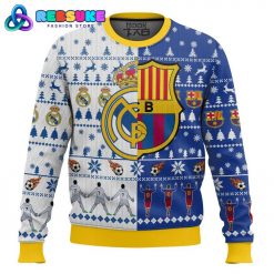 EL CLASICO Barcelona vs Real Madrid Ugly Sweater