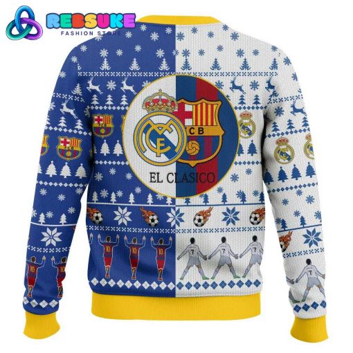 EL CLASICO Barcelona vs Real Madrid Ugly Sweater