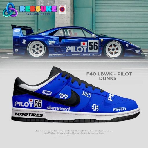 F40 Pilot Liberty Walk Nike Dunk Shoes