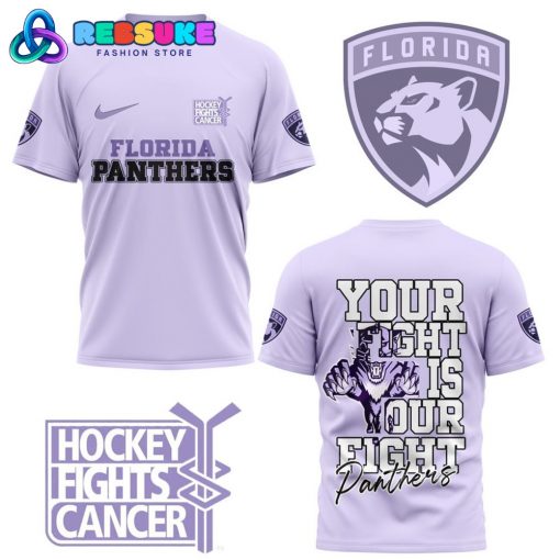 Florida Panthers Your Fight Is Our Fight Purple Shirt