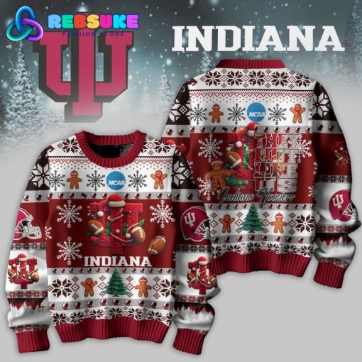 Indiana Hoosiers NCAA 2024 Ugly Christmas Sweater